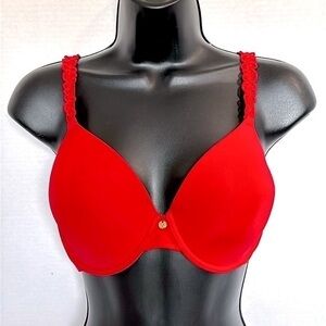 Natori Pure Luxe Custom Coverage Contour Underwire Bra color Samba size 38C